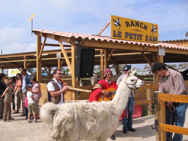 serge le lama au ranch le petit sam